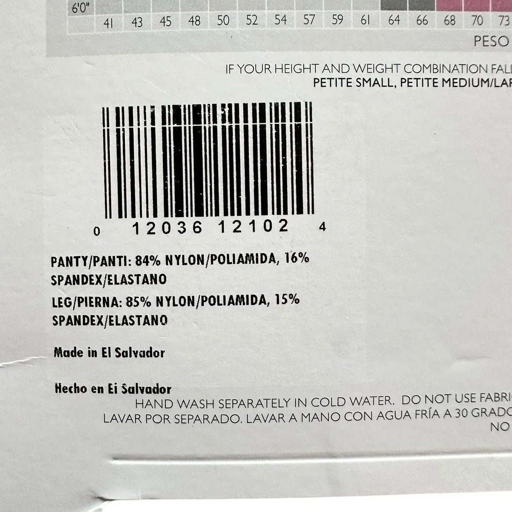 Hanes Silk Reflections Sheer Pantyhose with Control Top Sheer‎ Toe 1 Pk Size AB